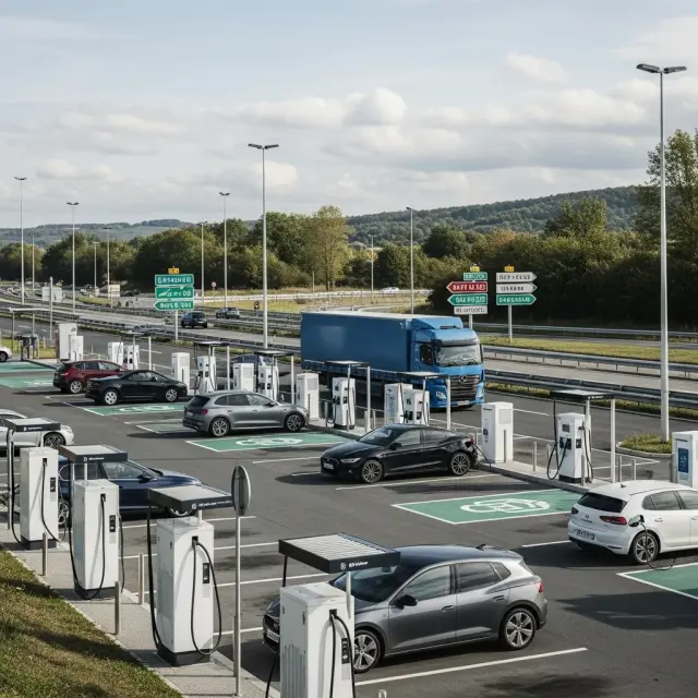 Frankrijk plant 30.000 nieuwe snellaadpunten op snelwegen tegen 2035