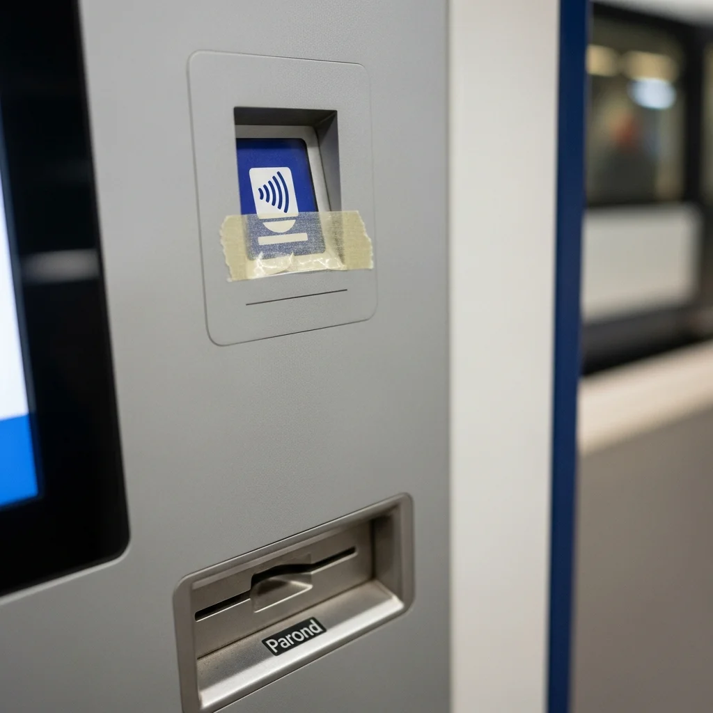 Waarschuwing voor betaalfraude bij OV-terminals in Frankrijk: let op afgeplakt contactloos systeem