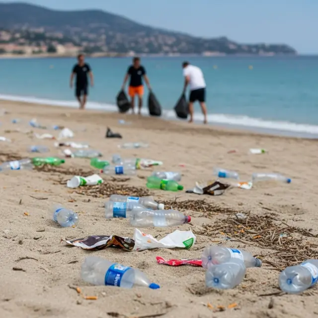 Zomerfestivals aan Côte d’Azur zorgen opnieuw voor zichtbare vervuiling