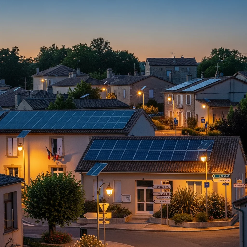 Escource eerste Franse dorp met volwaardig energieneutraal lichtsysteem