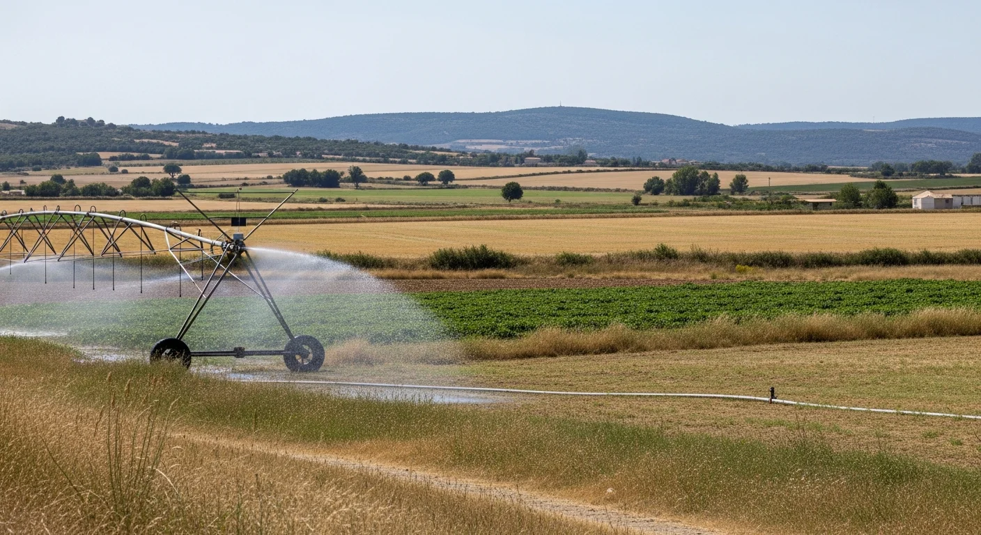 Eerste gebruik van gezuiverd afvalwater door boeren in droge Pyrénées-Orientales