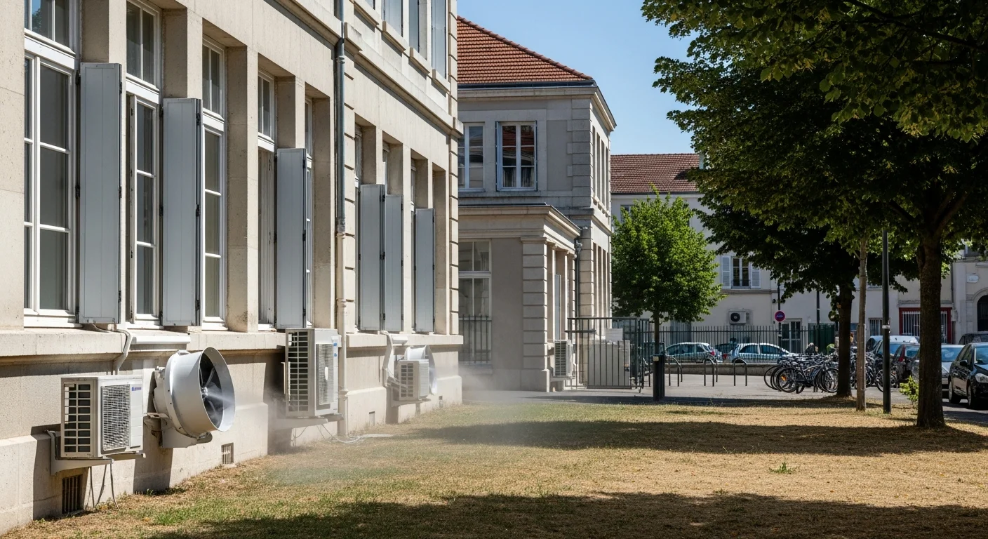 EDF trekt 80 miljoen euro uit voor airco’s in Franse scholen en crèches wegens hittegolf