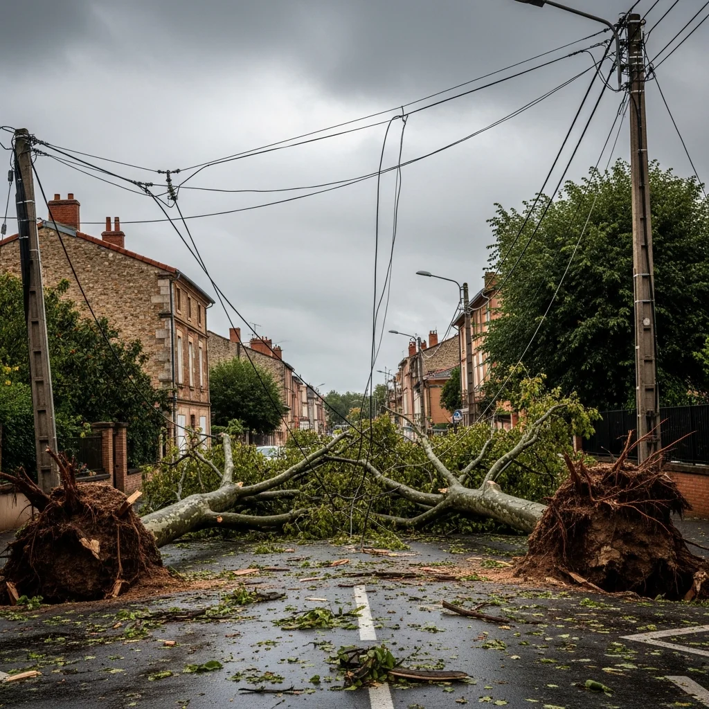 Storm Nils zorgt voor aanzienlijke schade en stroomuitval in Haute-Garonne