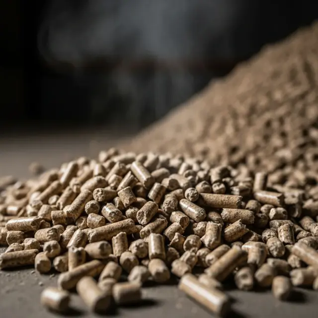 Waarschuwing voor koolmonoxidegevaar bij opslag houtpellets in Frankrijk