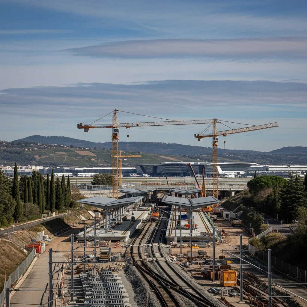 Start bouwwerkzaamheden toekomstig TGV-station bij luchthaven Nice