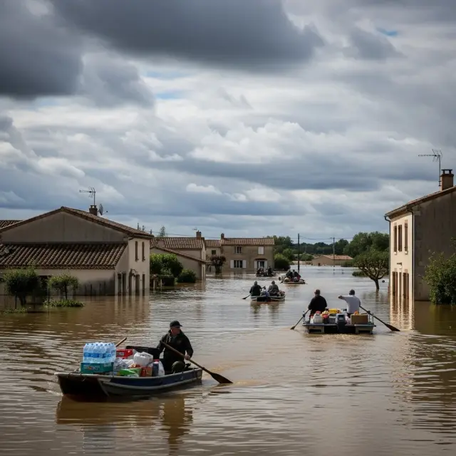 Langdurige overstromingen zorgen voor grote overlast in de Gironde