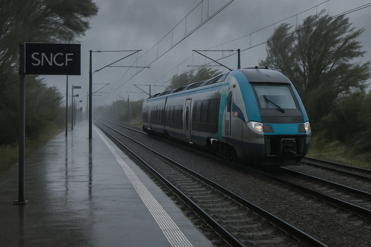 Treinverkeer Noord- en Noordwest-Frankrijk grotendeels stilgelegd wegens storm Austen