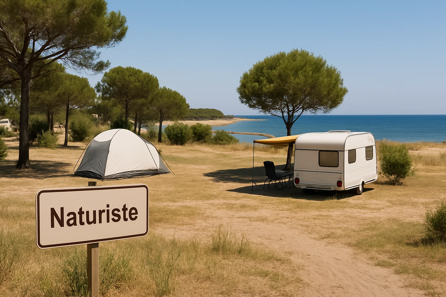 Gemeentecamping Fleury-d'Aude volledig naturistenterrein vanaf 2028