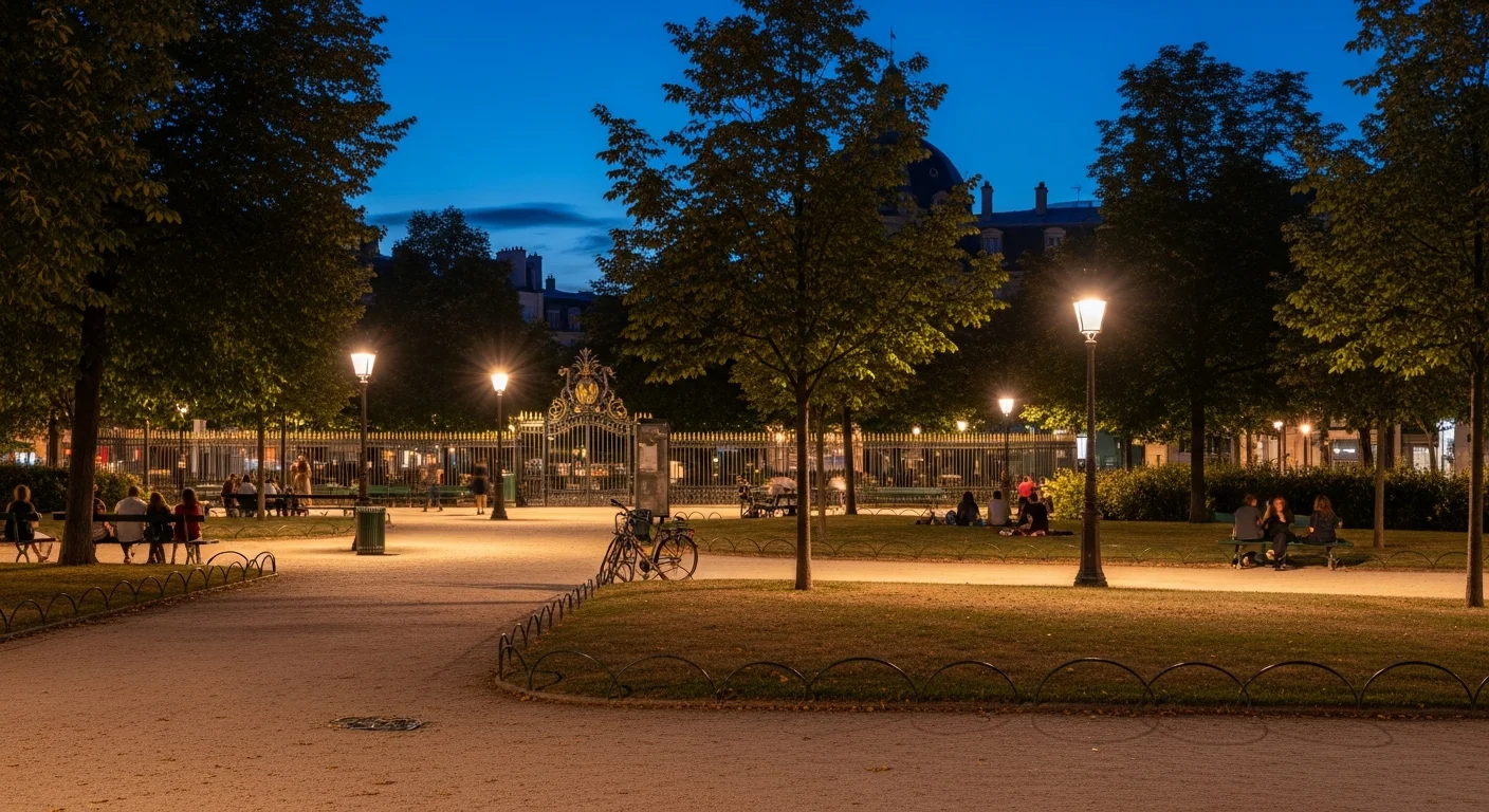 Grote Franse steden stellen parken 's nachts open tijdens extreme hitte