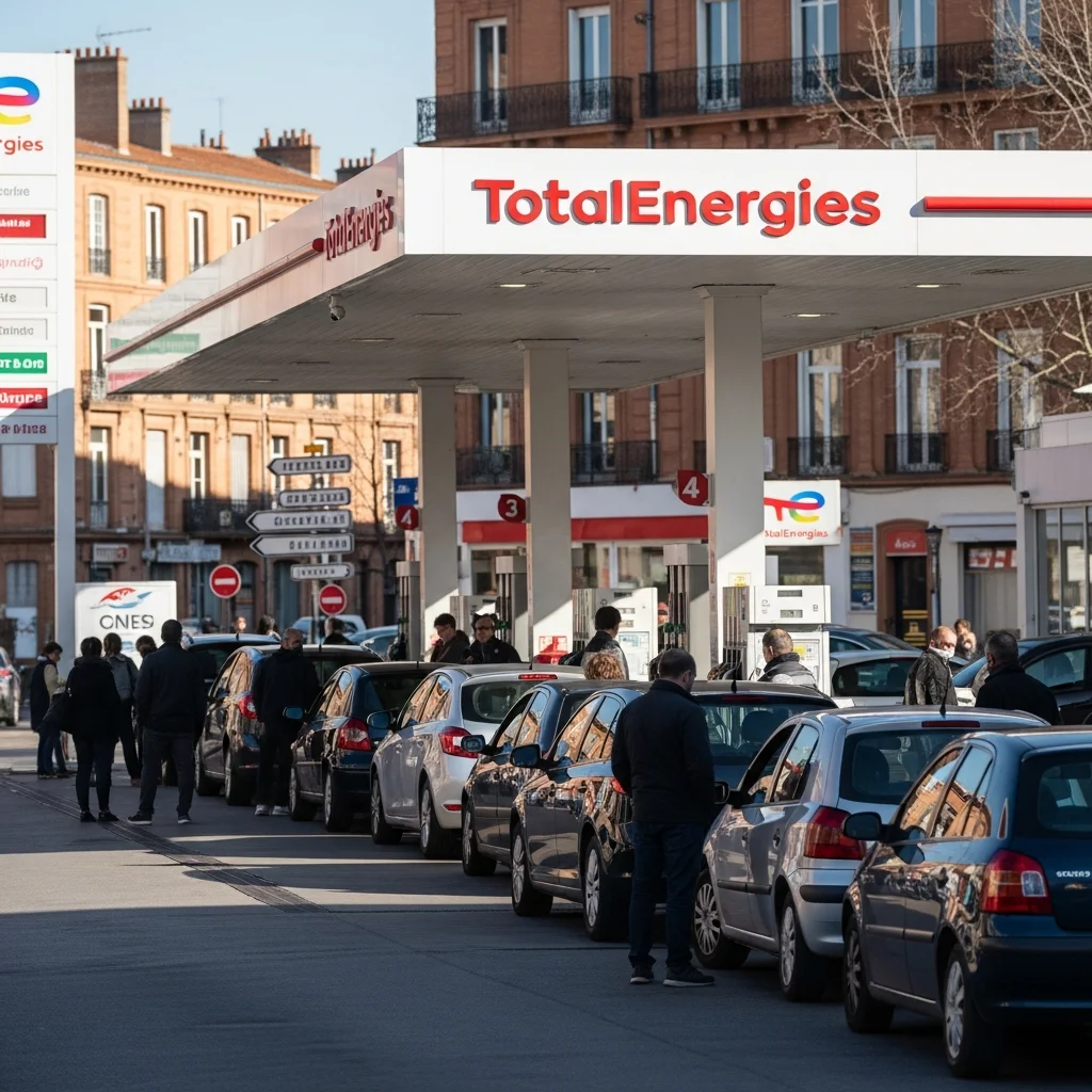 Brandstofschaarste bij TotalEnergies in Toulouse beïnvloedt dagelijkse routines