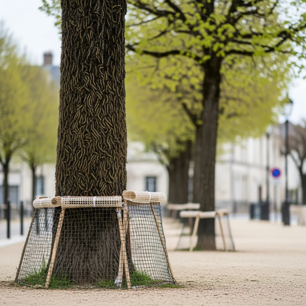 Vroege terugkeer processierupsen zet Franse gemeenten aan tot actie