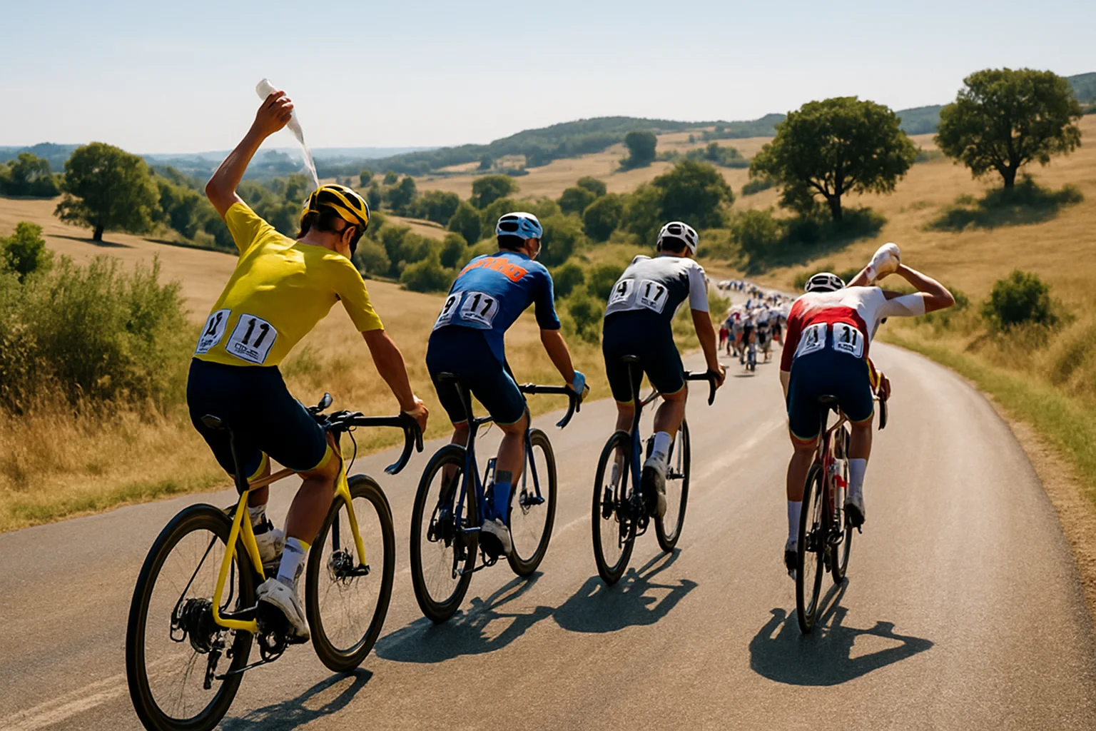 Debat over vervroegen Tour de France-etappes laait op door aanhoudende hitte in Zuid-Frankrijk