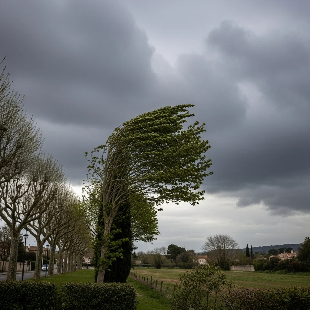 Koude noordenwind en zware windstoten in Frankrijk tijdens Hemelvaartsweekend