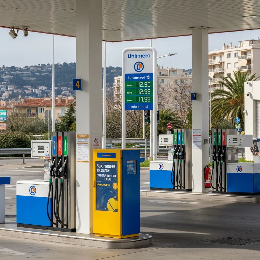 Goedkope brandstof bij tankstations in de Alpes-Maritimes rond 1 mei
