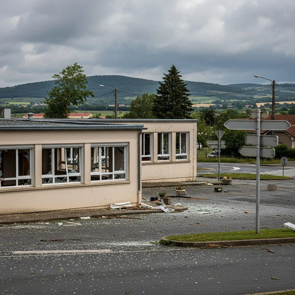 School gesloten na zware hagelbui in Rieux-Volvestre, ernstige schade in Zuid-Frankrijk