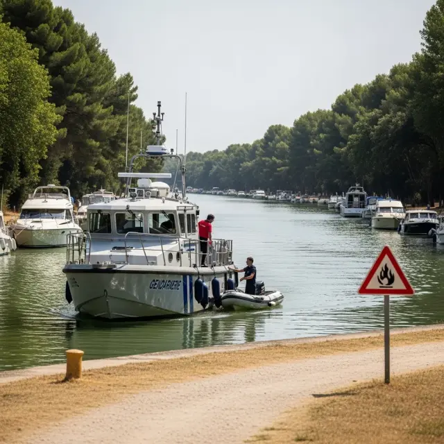 Gendarmerie voert intensieve controles uit op en rond Canal du Midi en Zuid-Franse bossen