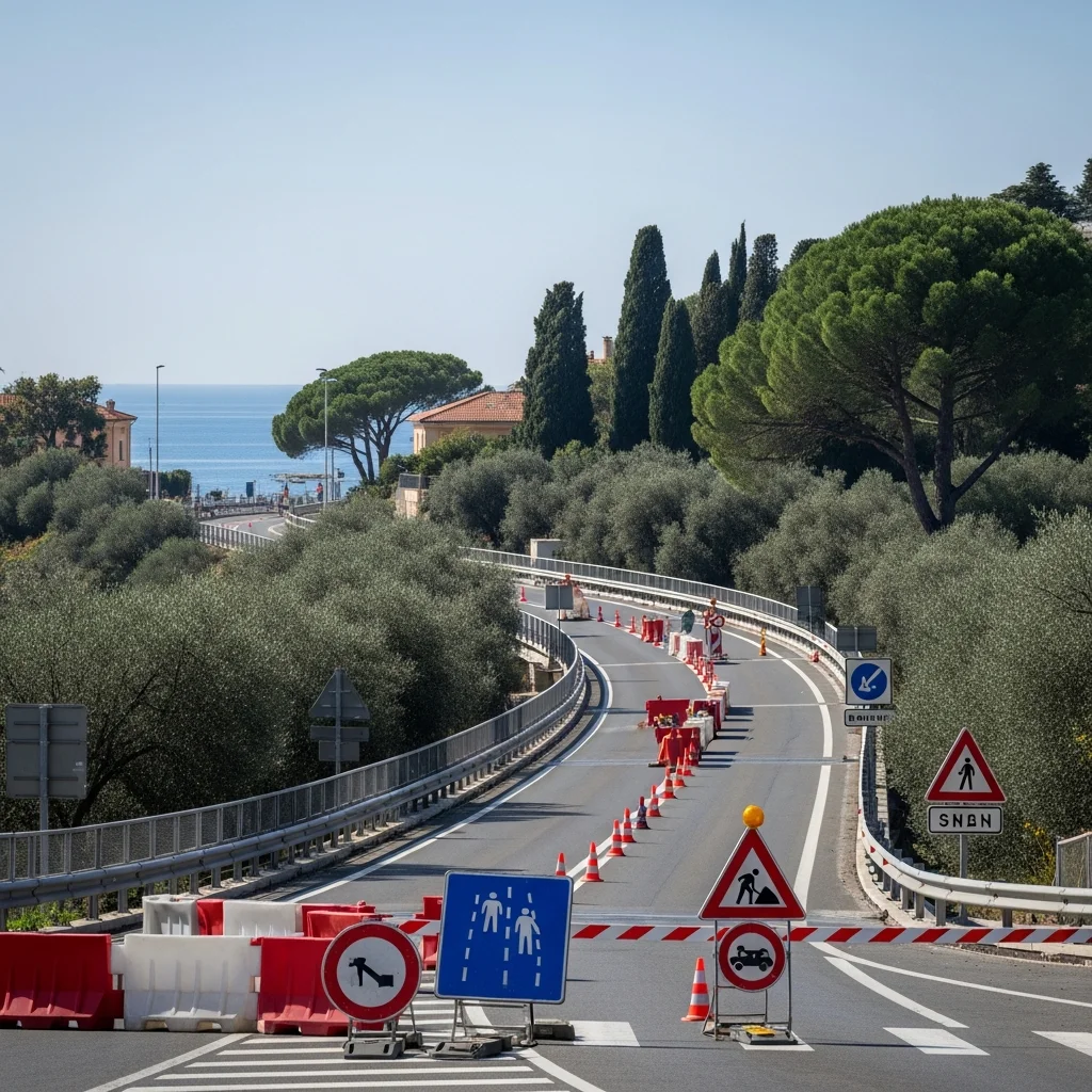 Wegwerkzaamheden aan viaduct A8 bij Menton: verwachte hinder en planning