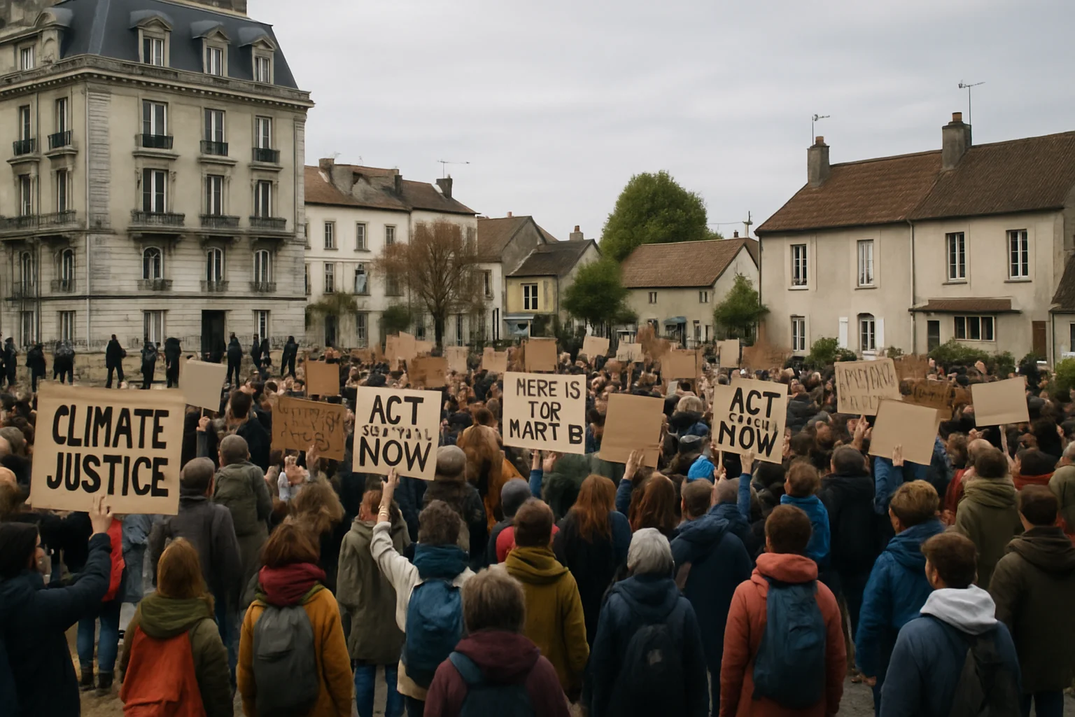 Klimaatdemonstraties op grote schaal in Frankrijk