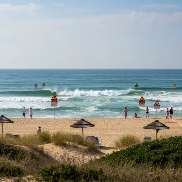 Voorzichtig met baïnes op stranden van Zuidwest-Frankrijk bij hittegolf half mei