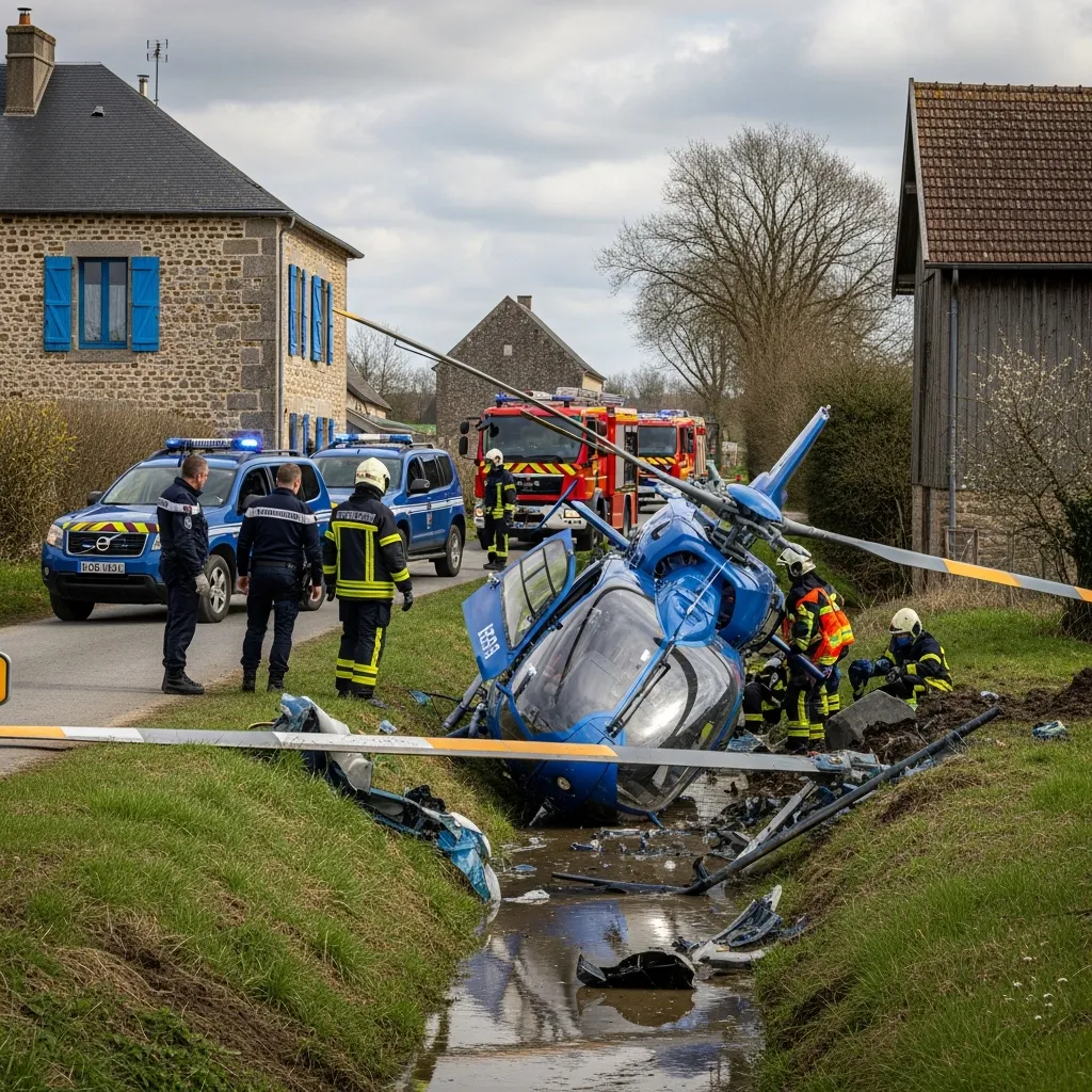 Helikopter van gendarmerie neergestort in Loiret, omstandigheden nog onduidelijk