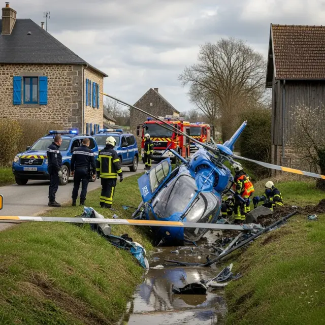 Helikopter van gendarmerie neergestort in Loiret, omstandigheden nog onduidelijk