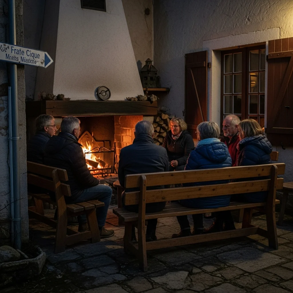 Midwinterse herbergvertellingen: de warmte van verhalen in Franse dorpen
