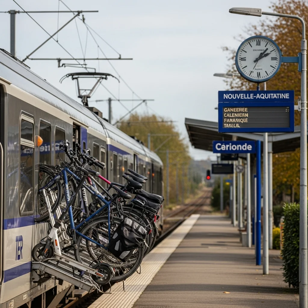 Nieuw verplichte fietskaart voor TER-treinen in Nouvelle-Aquitaine leidt tot kritiek