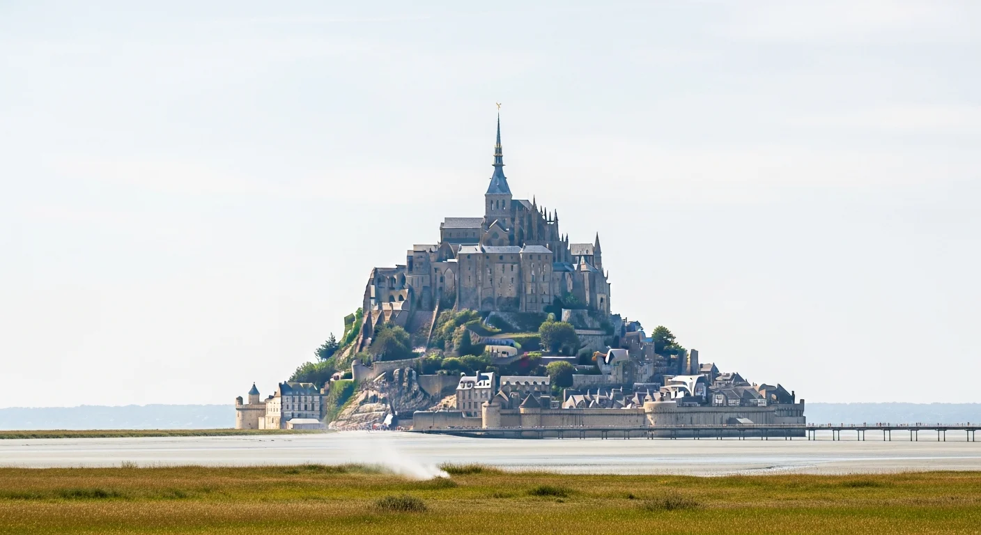 Mont-Saint-Michel ontraadt bezoek vanwege aanhoudende hitte