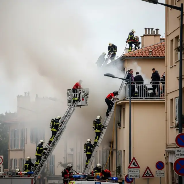 Brand in woonwijk Ariane in Nice veroorzaakt evacuaties en gewonden