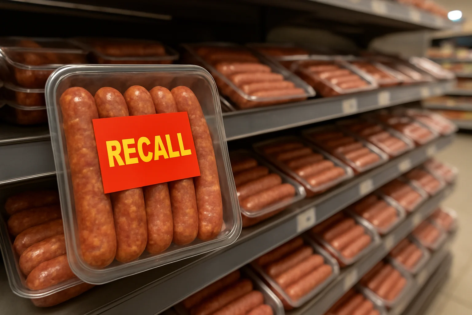 Waarschuwing: recall van barbecueworsten door mogelijke salmonellabesmetting