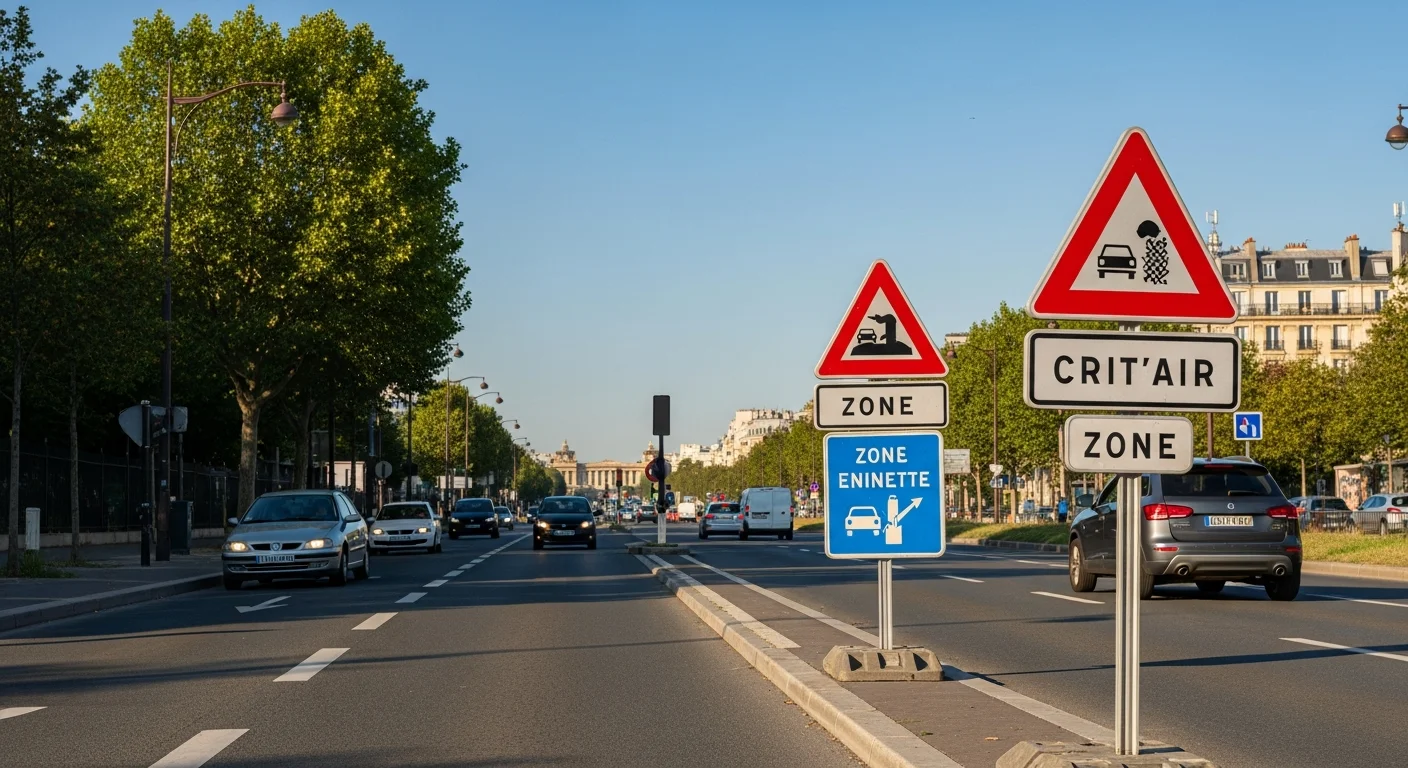 Verkeer in Île-de-France beperkt door aanhoudende ozonvervuiling