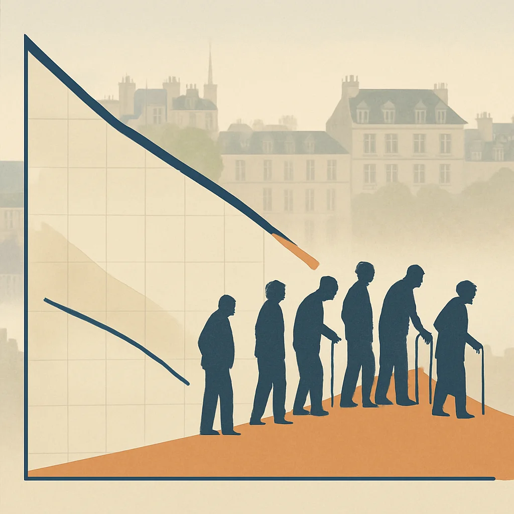 Frankrijk verwacht krimpende en sterk vergrijzende bevolking richting 2070
