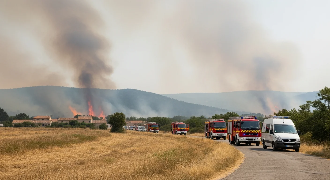 Bosbranden leiden tot evacuaties in Aude tijdens hoogste brandalarm
