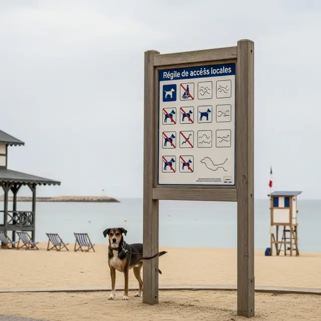 Lokale regels bepalen toegang van honden tot Franse stranden in zomermaanden