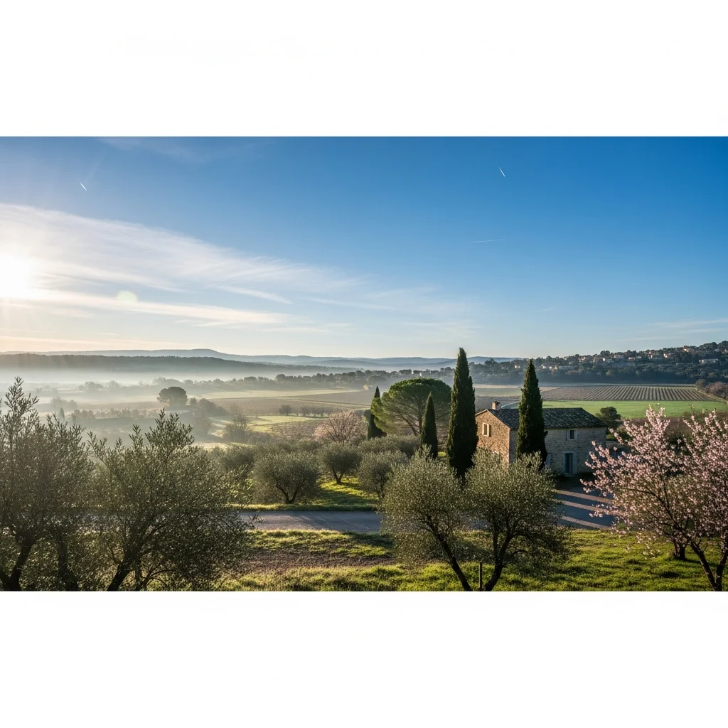 Voorjaarssfeer, frisse ochtenden: het weer op 1 april in de Var