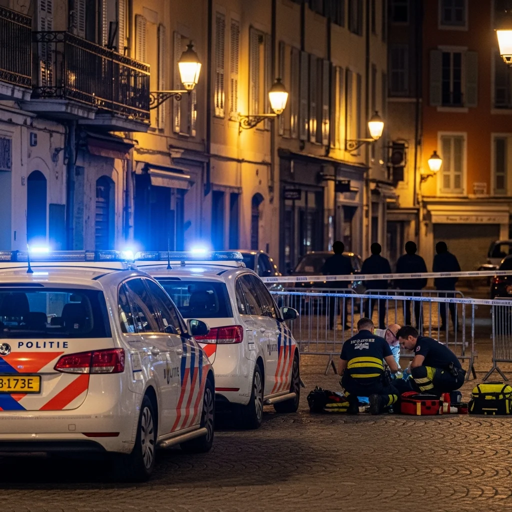 Geweldsincident na antifascistische bijeenkomst in het oude centrum van Nice