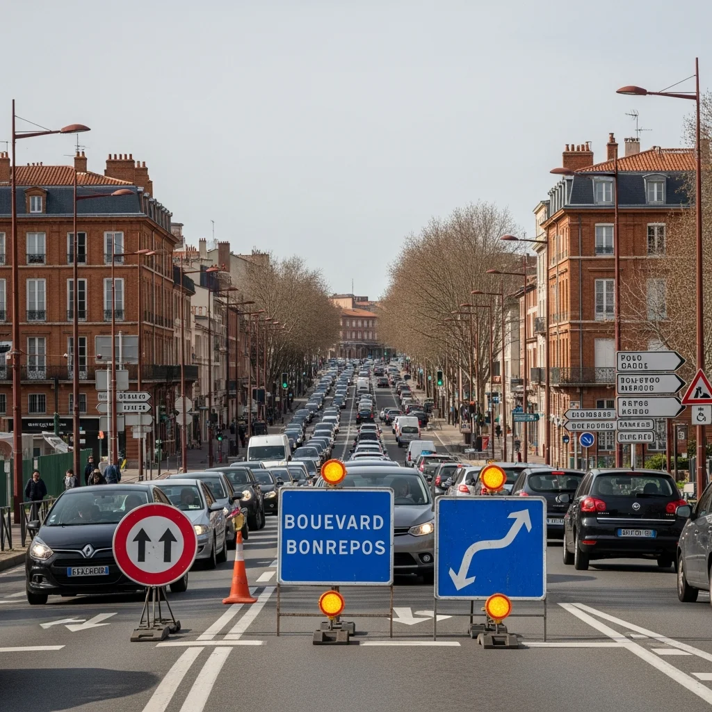 Langdurige omleiding en verkeershinder bij station Toulouse-Matabiau door grote werkzaamheden