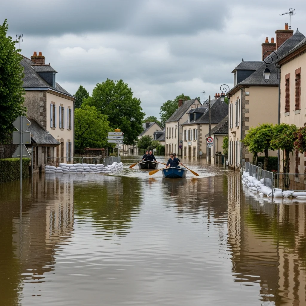 Opnieuw overstromingen in West-Frankrijk, bewoners bereiden zich voor op verdere wateroverlast