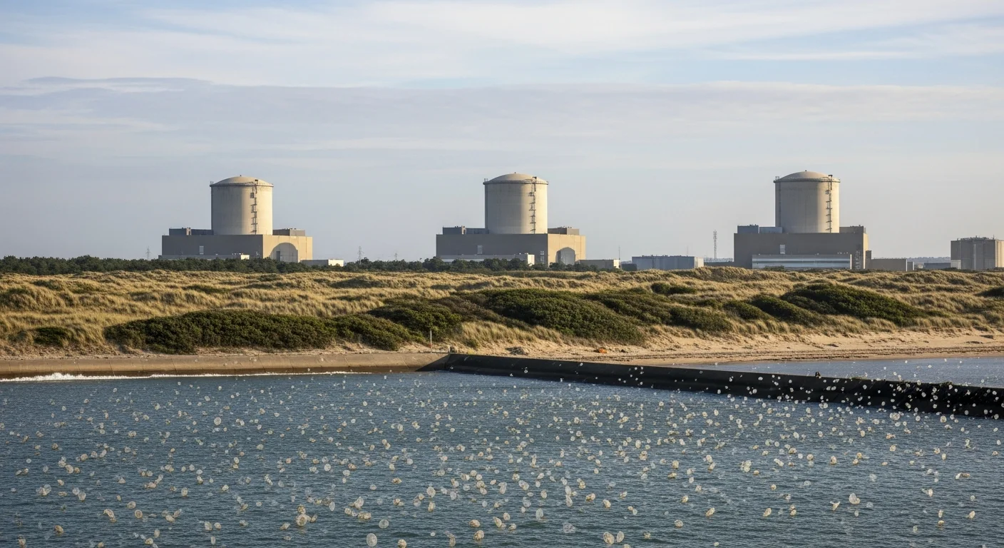Medusenzwerm legt drie reactoren kerncentrale Gravelines stil