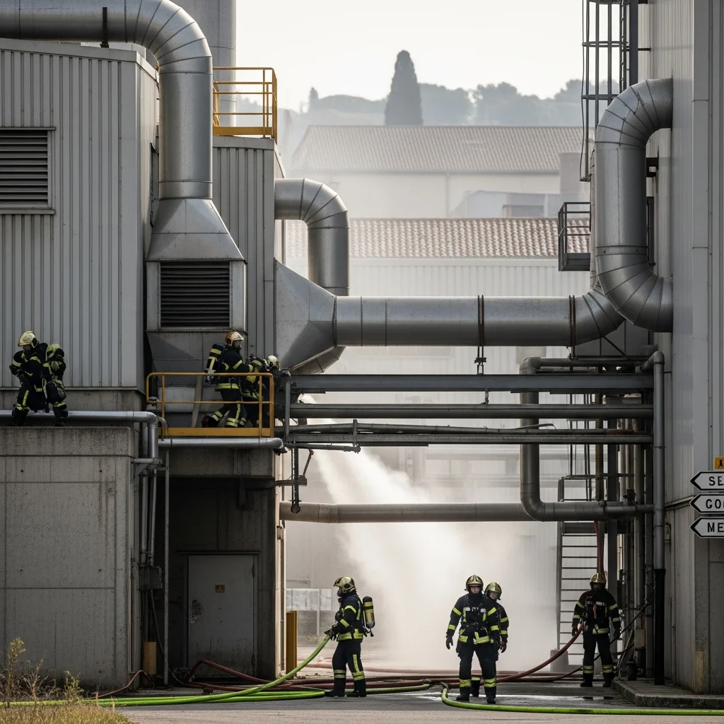 Ammoniaklek bij fabriek in Maubourguet, drie werknemers uit voorzorg naar ziekenhuis