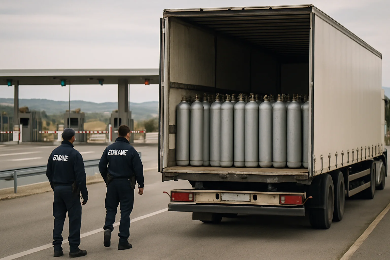 Recordvangst van lachgascilinders bij routinecontrole in Zuid-Frankrijk