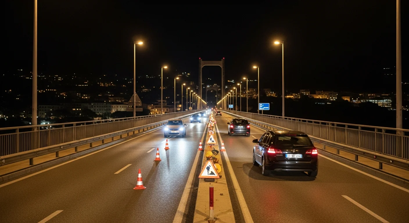 Nachtelijke verkeershinder op viaduct van Menton in najaar 2026 door veiligheidswerkzaamheden