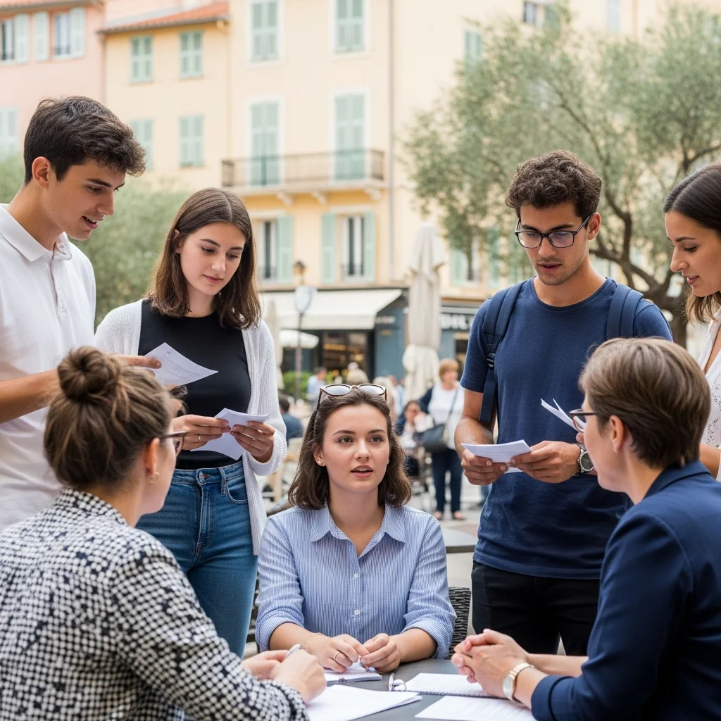 Café de l’emploi in Menton biedt jongeren snelle kans op zomerbaan