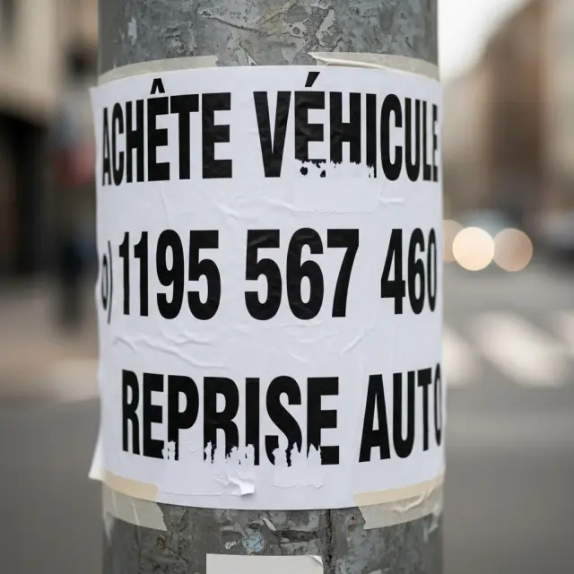 Illegale autohandel floreert met affiches in Toulouse