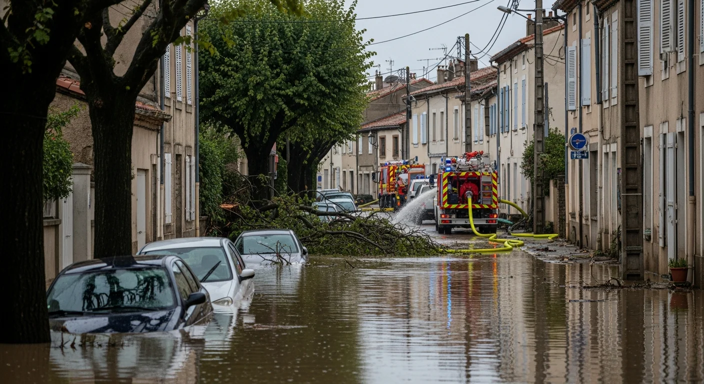 Zware onweersbuien veroorzaken overlast en schade in meerdere Franse regio’s