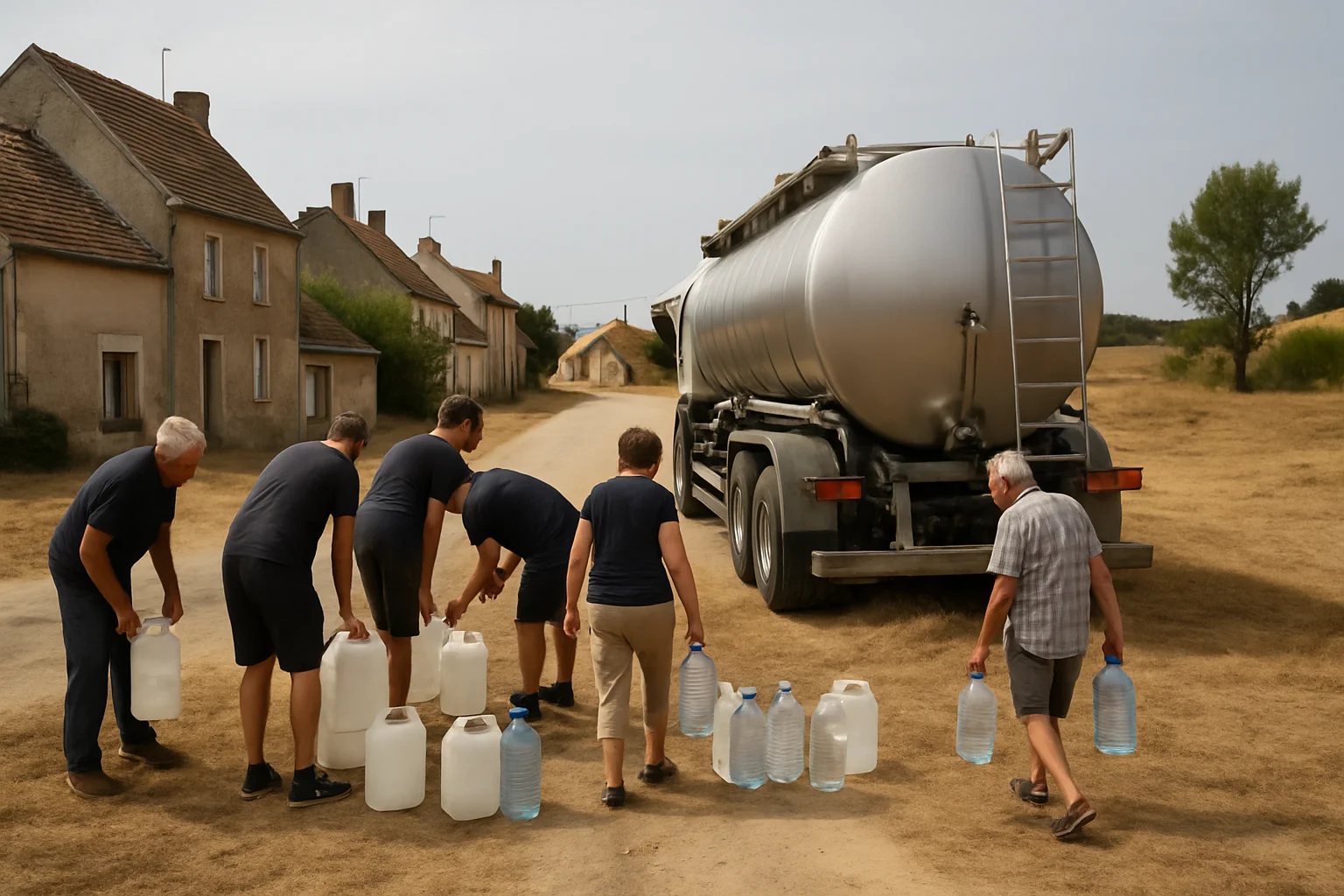 83.000 Fransen zonder kraanwater door aanhoudende droogte