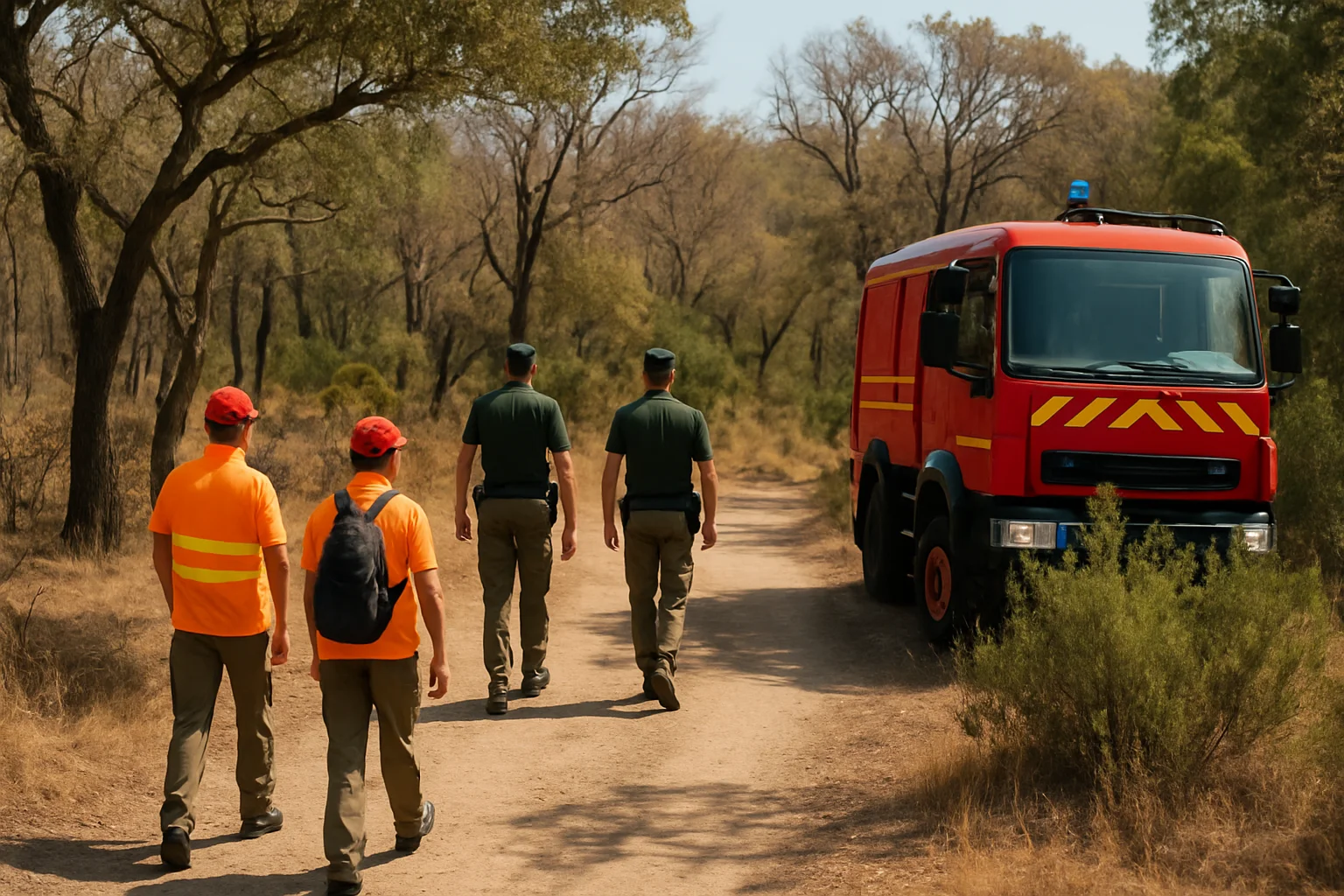 Bosbrandbewaking in het Massif des Maures versterkt tijdens zomerseizoen