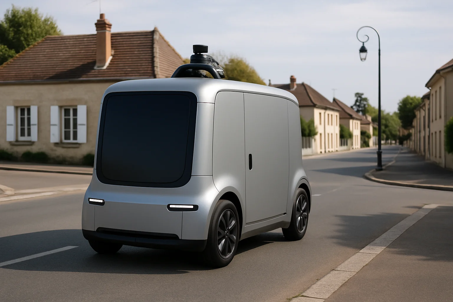 Frankrijk geeft officieel groen licht voor gebruik autonome bestelwagens op openbare weg