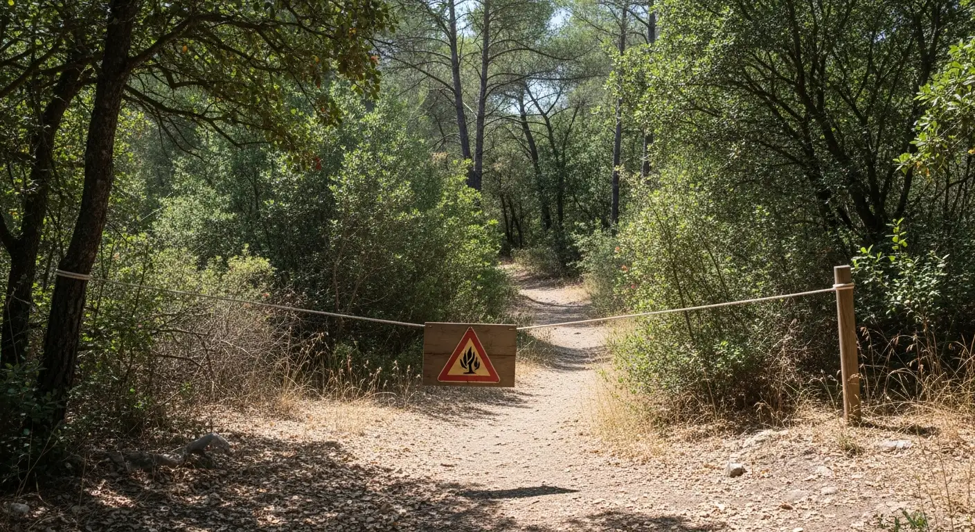 Toegang tot meerdere natuurgebieden in Var afgeraden wegens verhoogd brandrisico