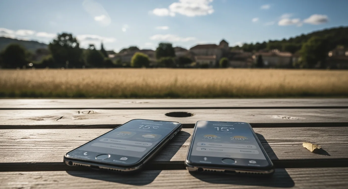 Waarom temperaturen op weerapps in Frankrijk soms sterk verschillen